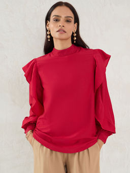 Femmella - Red Solid Top