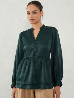 Femmella - Green Solid Top