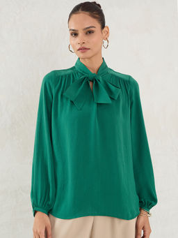 Femmella - Green Solid Top