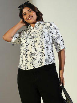 SHOWOFF - White Floral Top