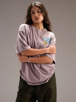 IZF - Grey Printed T-Shirt