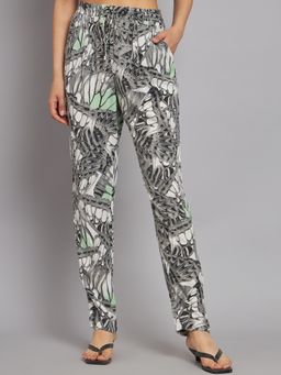 NOBARR - Grey Printed Trouser