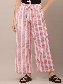 NOBARR - Red Stripes Trouser with Belt (Set of 2)