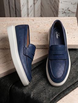 Campus - Elan-02 Navy Blue Men Loafers