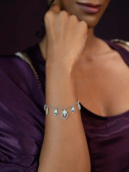 Shaya by CaratLane - 925 Silver Sur Multi-Color Bracelet