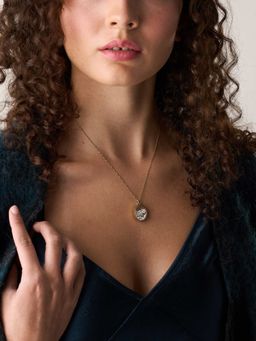 Fossil - Sutton Stone Studded Stainless Steel Necklace