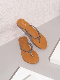 Inc.5 - Women Pewter Grey Casual Flats