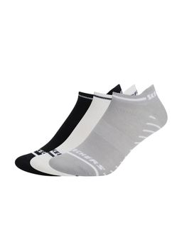 SKECHERS - Women Multi-Color Non Terry Low Cut Socks (Pack of 3)