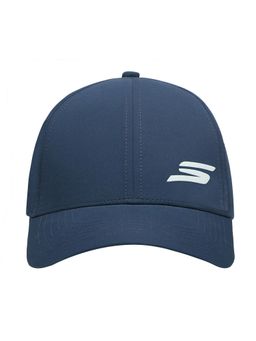 SKECHERS - Unisex Navy Blue Solid Elasticated Performance Cap