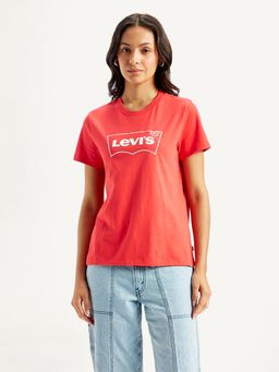 Levi's - Womens Brand Logo Crew Neck T-Shirt