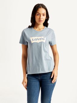 Levi's - Womens Brand Logo Crew Neck T-Shirt