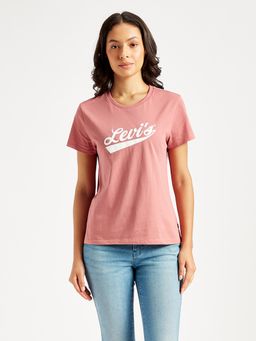 Levi's - Womens Brand Logo Crew Neck T-Shirt