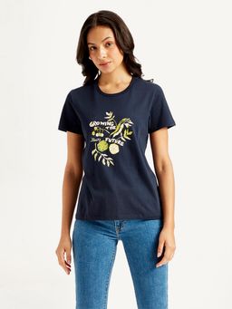 Levi's - Womens Graphic Print Crew Neck T-Shirt