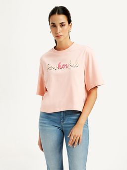 Levi's - Womens Typographic Print Relaxed Fit T-Shirt