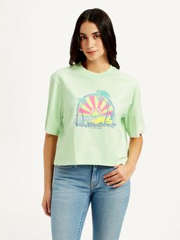 Levi's - Womens Graphic Print Relaxed Fit T-Shirts