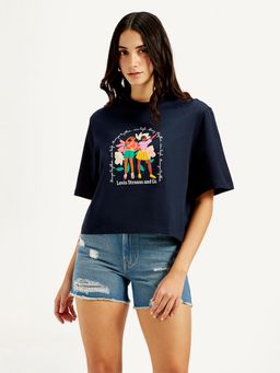 Levi's - Womens Graphic Print Boxy T-Shirt