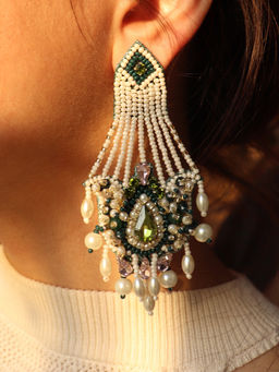 Label Pooja Rohra - Multi-Color Aishwa Earrings