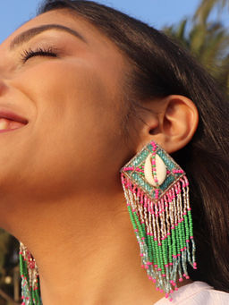 Label Pooja Rohra - Multicolor Ariel Earrings