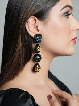 Label Pooja Rohra - Multicolor Alya Mismatch Earrings