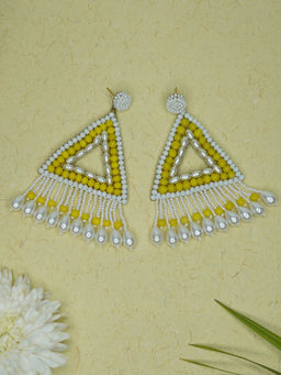 Label Pooja Rohra - Yellow Aahana Earrings