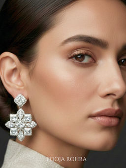 Label Pooja Rohra - Silver Nysa Earrings