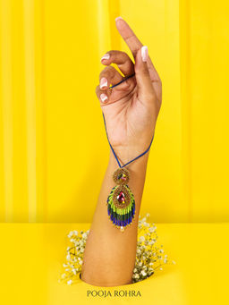 Label Pooja Rohra - Multi-Color Peacock Lumba