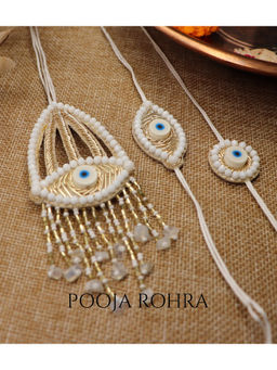 Label Pooja Rohra - White Evil Eye Lumba