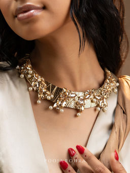 Label Pooja Rohra - Gold Swara Necklace
