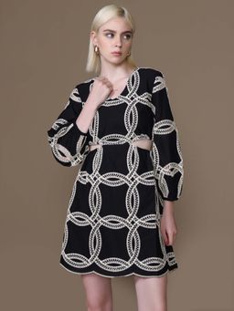 Kazo - Black Augustine Mini Dress