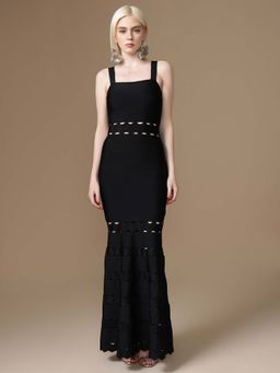 Kazo - Kontour Tyra Black Maxi Dress