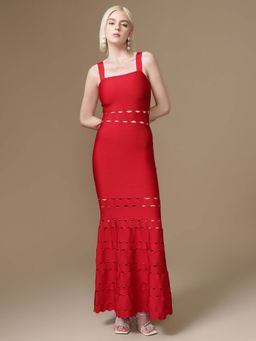 Kazo - Kontour Tyra Red Maxi Dress