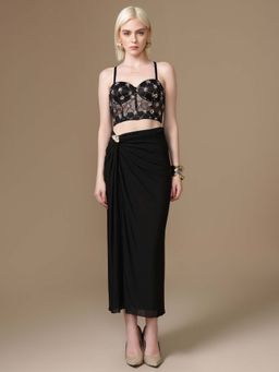 Kazo - Monroe Crop Top With Skirt