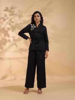 STIL-O-STITCH - Black Colour Shirt With Pant