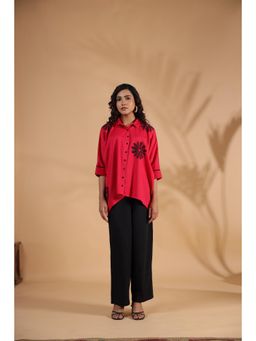 STIL-O-STITCH - Red Colour Shirt With Pant