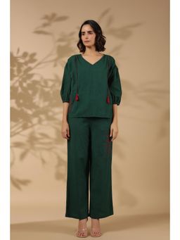 STIL-O-STITCH - Green Colour Top With Pant