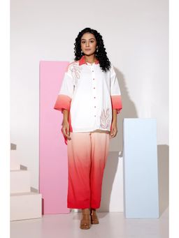 STIL-O-STITCH - Red Colour Shirt With Pant