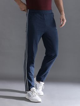 Crocodile - Men Solid Slim Fit Navy Blue Trackpant