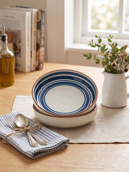 YELONA - White Porcelain Dip Microwave Safe Chutney Bowls (Pack Of 2)