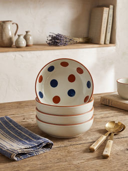 YELONA - White Porcelain Dip Bowls (Pack Of 4)