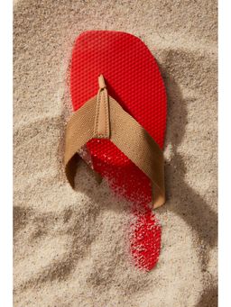 H&M - Women Beige Flip-Flops