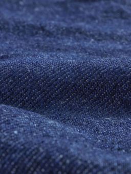 Rare Rabbit - Blue Solid Loose Fit Jeans