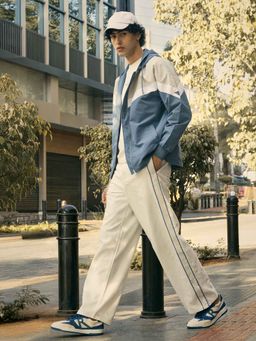 Rare Rabbit - White Solid Loose Fit Jeans