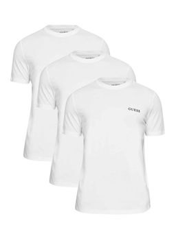 Guess - White Solid Regular 3 T-Shirts (Pack of 3)