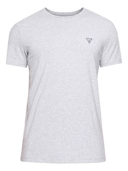 Guess - Grey Solid Slim Fit T-Shirt