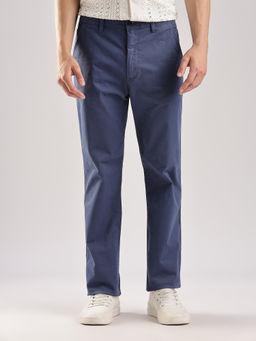 Calvin Klein - Relaxed-Fit Solid Mid Rise Trouser