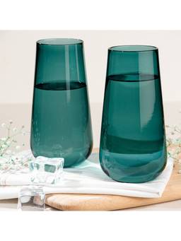 Melbify - Green Cryptic Glass, 2 Pc, 300ml