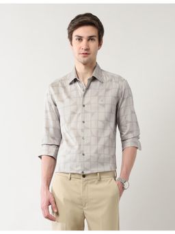 Arrow Newyork - Arrow New York Mens Manhattan Slim Fit Geometric Printed Shirt