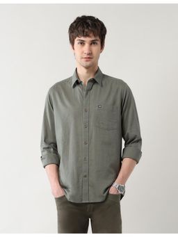 Arrow Sports - Mens Solid Pure Cotton Shirt