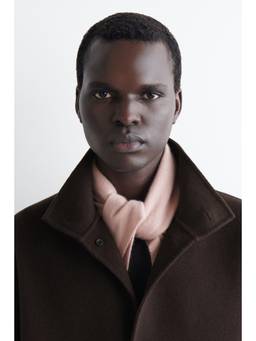 COS - Unisex Pink PURE CASHMERE TRIANGLE SCARF