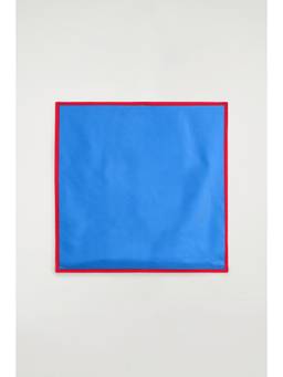 COS - Women Blue CONTRAST-TIPPED SILK SCARF